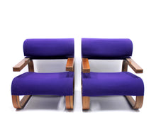 Load image into Gallery viewer, Bentwood Easy Chairs by Jan Bočan for the Czechoslovakian embassy in Stockholm, 1972, Set of 2