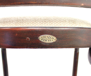 Cabaret Fledermaus chairs by Josef Hoffmann for Thonet, Set of 2