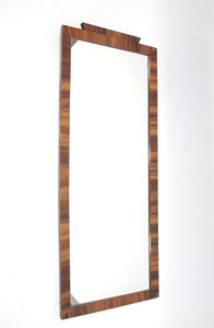 Art Deco Swedish Rosewood Mirror, 1940s