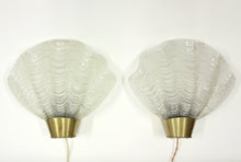 Load image into Gallery viewer, Shell Shaped Model Coquille Wall Sconces from ASEA, 1940s, Set of 2