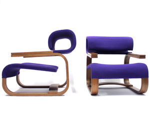 Bentwood Easy Chairs by Jan Bočan for the Czechoslovakian embassy in Stockholm, 1972, Set of 2