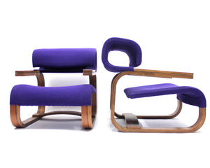 Bentwood Easy Chairs by Jan Bočan for the Czechoslovakian embassy in Stockholm, 1972, Set of 2