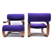 Load image into Gallery viewer, Bentwood Easy Chairs by Jan Bočan for the Czechoslovakian embassy in Stockholm, 1972, Set of 2