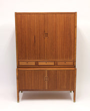 Load image into Gallery viewer, Swedish Teak Jalousie Cabinet by Carl-Axel Acking for Bodafors, 1950s