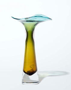 Swedish Glass Vase by Vicke Lindstrand for Kosta, 1950s