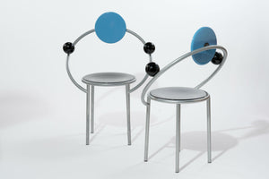 First Chair by Michele De Lucchi for Memphis Milano, 1990s, Set of 2