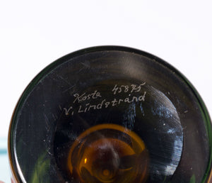 Swedish Glass Vase by Vicke Lindstrand for Kosta, 1950s