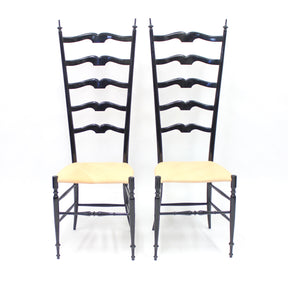 Vintage Italian Chiavari Chairs, 1950s, Set of 2