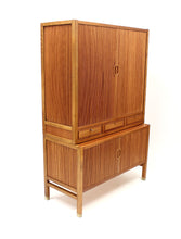 Load image into Gallery viewer, Swedish Teak Jalousie Cabinet by Carl-Axel Acking for Bodafors, 1950s