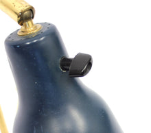 Load image into Gallery viewer, Scandinavian tripod brass table lamp, 1950s